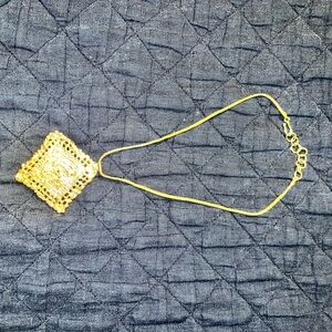 Elan NIP Elegant Gold Necklace 10 inch rope chain